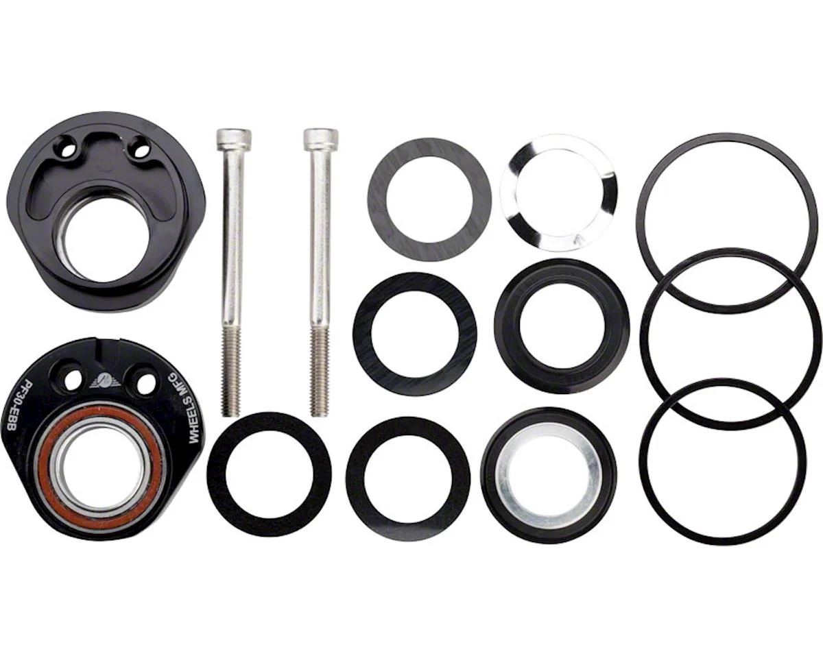 Wheels Manufacturing Eccentric Bottom Bracket (Black) (PF30) (24mm Spindle) (Single Speed) - view 3